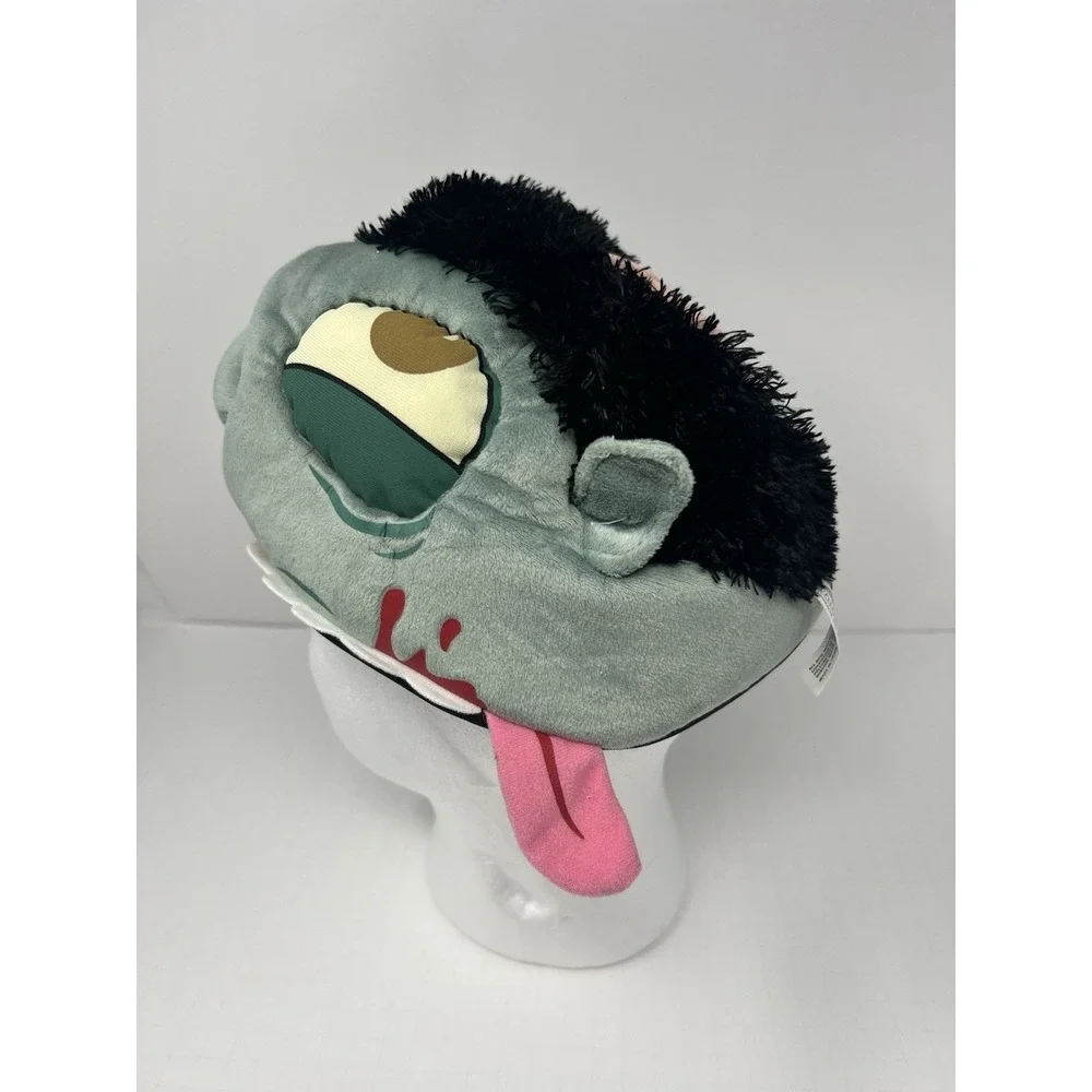 Think Geek Plush Zombie Hat Brain Eating Cap Halloween Costume Prop Soft Novelty